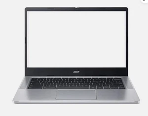 ACER 314 14" Chromebook Touchscreen Intel N100 4GB RAM 128 GB eMMC, Silver - Picture 1 of 8