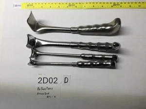4- Richardson verschiedene Retraktor Griff Edelstahl chirurgisch #(2D02D) - Bild 1 von 3