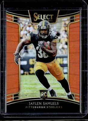 2018 Panini Select #9 Jaylen Samuels Orange Prizm #/49 - Image 1 of 2