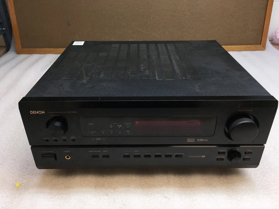 Denon AVR-2803 7.1 Channel Home Theater AV Surround Receiver No Remote Tested - Image 1 of 4