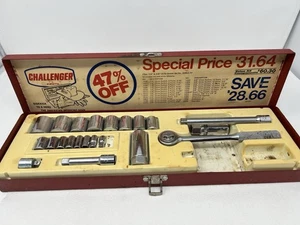 Juego de enchufes adaptadores enchufe herramienta de colección USA Challenger By Proto 21 piezas 1/4" y 3/8" - Imagen 1 de 24