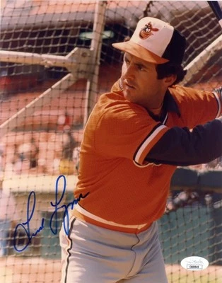 Fred Lynn Autograph Signed 8x10 Baseball Photo Baltimore Orioles JSA - Image 1 of 2
