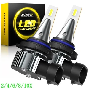 AUXITO 9006 HB4 LED Headlight Bulb Kit Low Beam  60W 4000LM White Light 2/10x - Picture 1 of 11