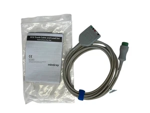 Juego de cables y cables para maletero Mindray ECG ~ 12 pines 3/5 cables ~ Modelo EV6201 NUEVO ~ P14 09 - Imagen 1 de 2