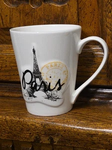 Paris Mug Cream With 3-D Paris Image On Front Embossed - Picture 1 of 6