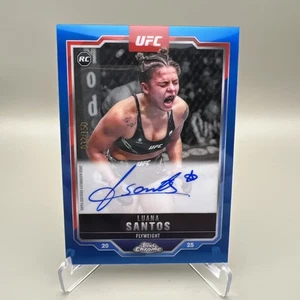 2025 Topps Chrome UFC - Luana Santos #CRA-LS /150 Chrome Rookie Autographs - NM - Bild 1 von 2