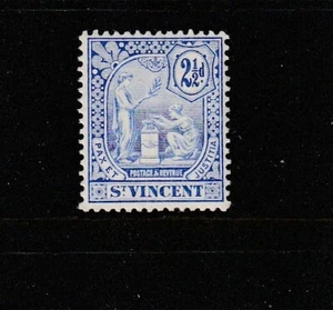 St. Vinzenz 1909/18 2 1/2d frisch MM SG 105 - Bild 1 von 2