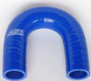180° Degree, Silicone Elbow, ID 76mm, Radiator Hose Elbow, LLK Silicone Hose BLUE - Picture 1 of 6