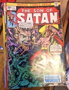 Vintage Marvel Comics: The Son of Satan Comic Book #2 1976 - Picture 1 of 1