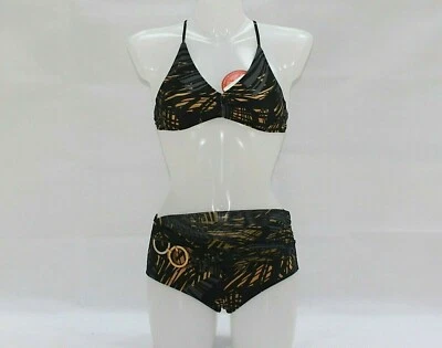 Speedo Bikini set Swimwear Women Size 6 Black Beach Holiday Travel - Image 1 of 4