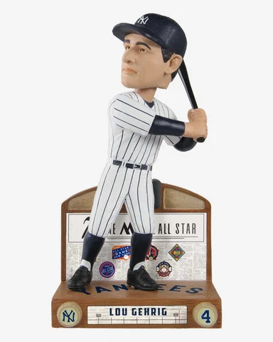 Lou Gehrig New York Yankees 7X All-Star Bobblehead MLB Baseball Cover