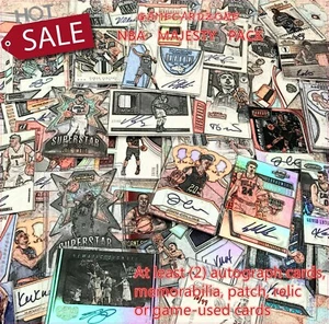 NBA Basketball LOT Auto Patch Game-Used Memorabilia Relic Prizm Rookie Insert - Picture 1 of 5