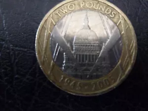 2005 In Victory Magnanimity In Peace Goodwill 2 pound coin - Picture 1 of 2