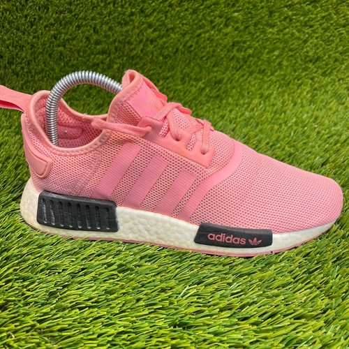 Scarpe da corsa Adidas Originals NMD R1 bambina taglia 6 anni rosa bianco nero sneakers