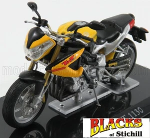 Edicola 1:24 Scale Benelli TNT 1130 Yellow & Black Motorbike Diecast Model - Picture 1 of 2
