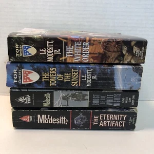 4 L E Modesitt Books Lot Recluse Ghosts Eternity Artifact - Picture 1 of 13