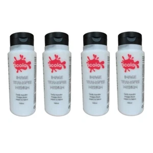 4 x 500 ml Scola Image Maker Pasta de transferencia de imágenes para camisetas textiles de tela - Imagen 1 de 3