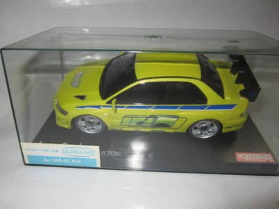 Kyosho ASC Mini-Z Fast & Furious 2 Mitsubishi Lancer Evo VII Yellow - Image 1 of 4