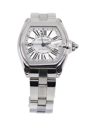 Reloj Cartier Roadster XL GMT acero inoxidable W62032X6 Foto 1 de 4