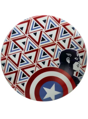 Marvel DyeMax Disc Golf Dynamic Discs Captain America Fuzion EMAC Truth 178g - Image 1 of 2