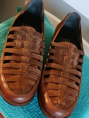 Parte superior tejida de gamuza marrón chocolate Stuart Weitzman para mujer talla 5 1/2 M Foto 1 de 4