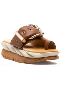 4CCCCEES Mellow Glow Brown Sandal Women's Sizes 36-41/6-11/NEW!!! - Picture 1 of 4