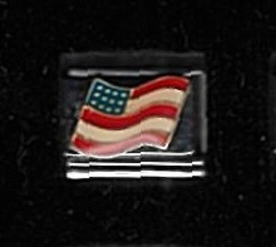 BANDERA AMERICANA ESTILO 21 AL POR MAYOR ENCANTO ITALIANO 9MM K2021 Foto 1 de 1