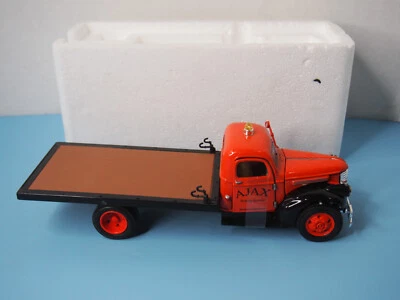 1941 Die Cast Chevy Flatbed Truck AJAX Towing Service-scale 1:32 - Image 1 of 4