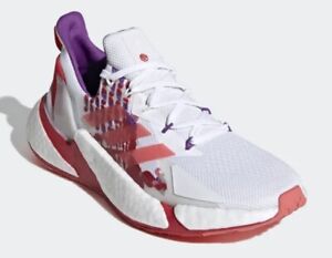 Adidas X9000L4 W Boost White Scarlet Purple Running Casual GZ7638 Women Size 5