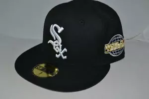 NUEVO ERA CHICAGO BLANCO SOX SERIE MUNDIAL 2005 SOMBRERO AJUSTADO 59FIFTY MLB FONDO GRIS - Imagen 1 de 4