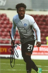 PETERBOROUGH: JERMAINE ANDERSON SIGNED 6x4 ACTION PHOTO+COA - Picture 1 of 1