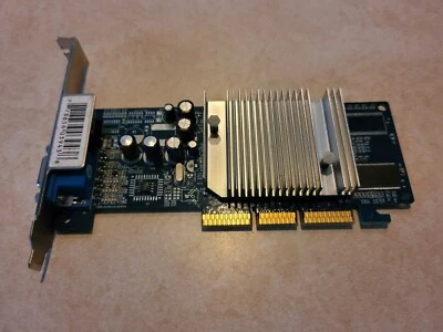PV-T1BL-QTHG Geforce MX4000 AGP 64MB Graphics Card VGA/S-Video Video Card - Image 1 of 4