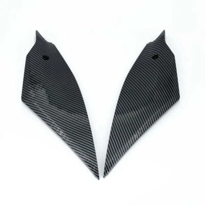 For Yamaha YZF R6 Carbon Fiber Fuel Gas Tank Side Trim Cover Fairing 2017-2020 - Image 1 of 4