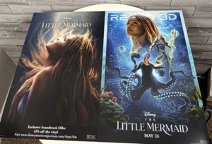 THE LITTLE MERMAID Promo Movie Poster 11”x17” Set 2023 - Foto 1 di 4
