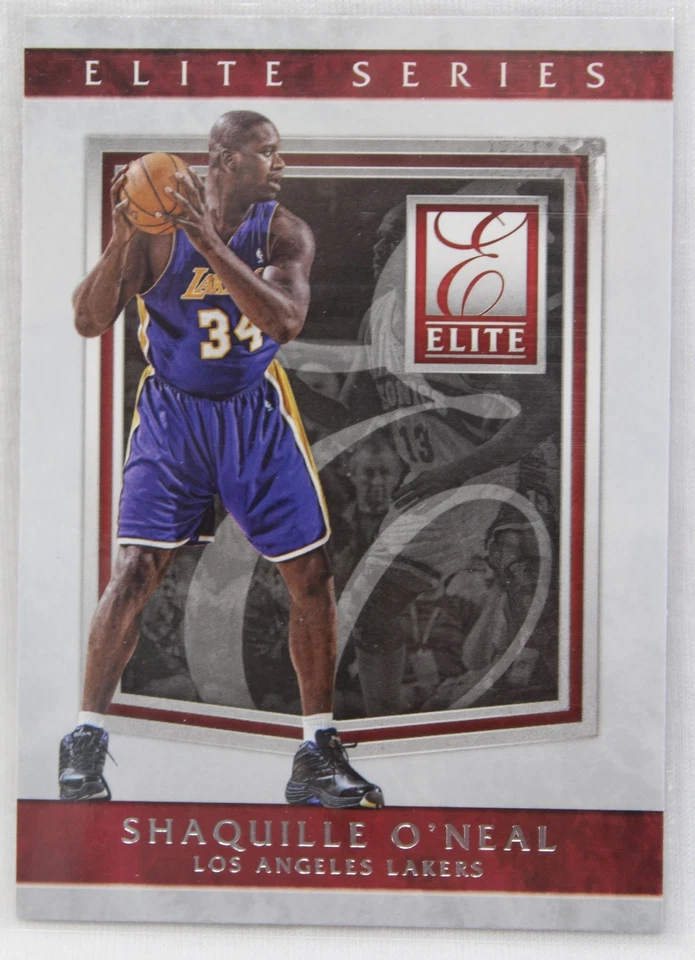 2015-16 Panini Donruss Elite Series Shaquille O'Neal #35 Silver Insert LA Lakers - Image 1 of 2
