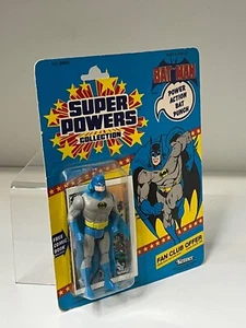 Vintage 1985 Kenner SUPER POWERS Batman USA 23 BACK NICE MOSC - Foto 1 di 24