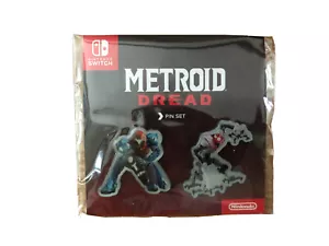Nintendo Metroid Dread Pinset Gamestop Collectable Pins - NEW! - Picture 1 of 2