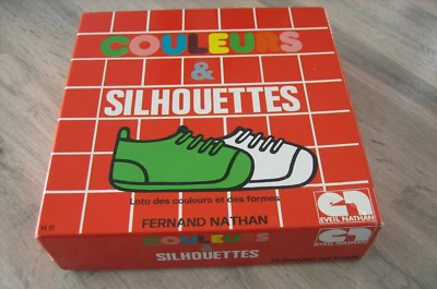 Ancien Jeu Eveil Loto Couleurs & Silhouettes F.Nathan - Photo 1/4