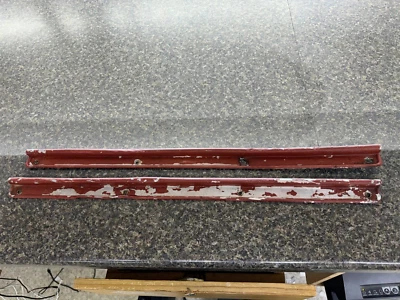 72 - 79 Datsun 620 Door Scuff Sill Plate Lower Trim Set Pair - Image 1 of 4