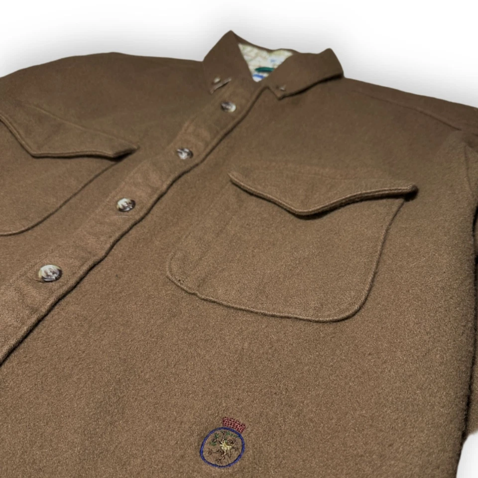 Camisa de trabajo Tommy Hilfiger de colección mezcla de lana pesada para hombre talla L Foto 1 de 4