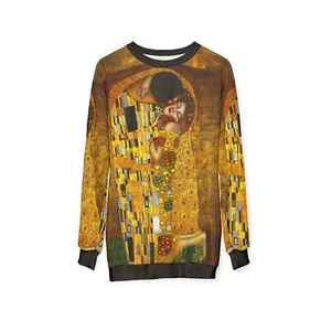 Gustav Klimt The Print All Over Men's / Unisex Sweater Famous Painting Mosaic - Picture 1 of 19