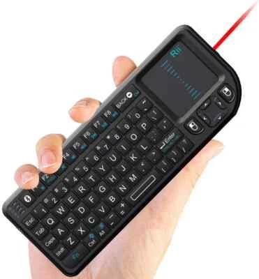 Rii K02+ Mini Keyboard | Bluetooth & 2.4Ghz | Backlit with Laser Pointer - Image 1 of 4