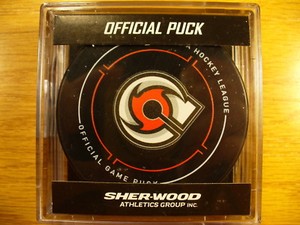 ECHL Cincinnati Cyclones '17 League 30th Official Game Hockey Puck Collect Pucks