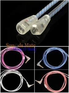 Silver Plated 6N OFC HiFi Cable For SENNHEISER  IE8 IE80 IE8I In Ear Headphone - Picture 1 of 13