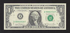 1981 $1.00 FRN, FR# 1911-A, RARE A-F Block, Made in Sheets Only, Gem Unc.!!