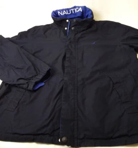 Nautica Wendejacke/Windbreaker Herren mit versteckter Kapuze Gr. L Herbst Winter - Bild 1 von 10