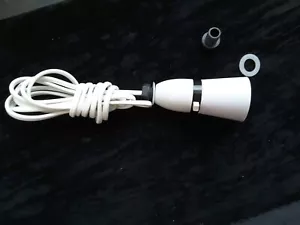 5 x Table Lamp holders Repair kit for re-wiring BC fitting 2 Core Cable NEW - Picture 1 of 2