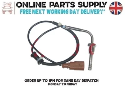 Nuovo sensore temperatura gas di scarico per ŠKODA RAPID Spaceback 1.6 TDI 2012-2019 - Immagine 1 di 4