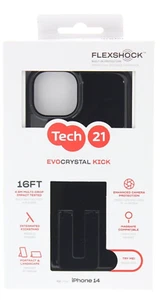 Tech21 Evo Crystal Kick Series Case for MagSafe for iPhone 14 Black - Picture 1 of 4