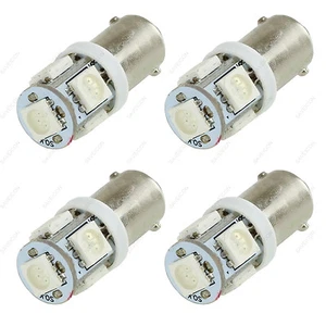 4 x Green T11 BA9S T4W H6W 1985 363 5-SMD LED Car Wedge Side Light Bulb Lamp - Bild 1 von 4